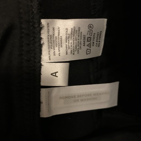 Loft 'Julie' Black Pants, size 6. MOVING SALE! - Picture 4 of 4